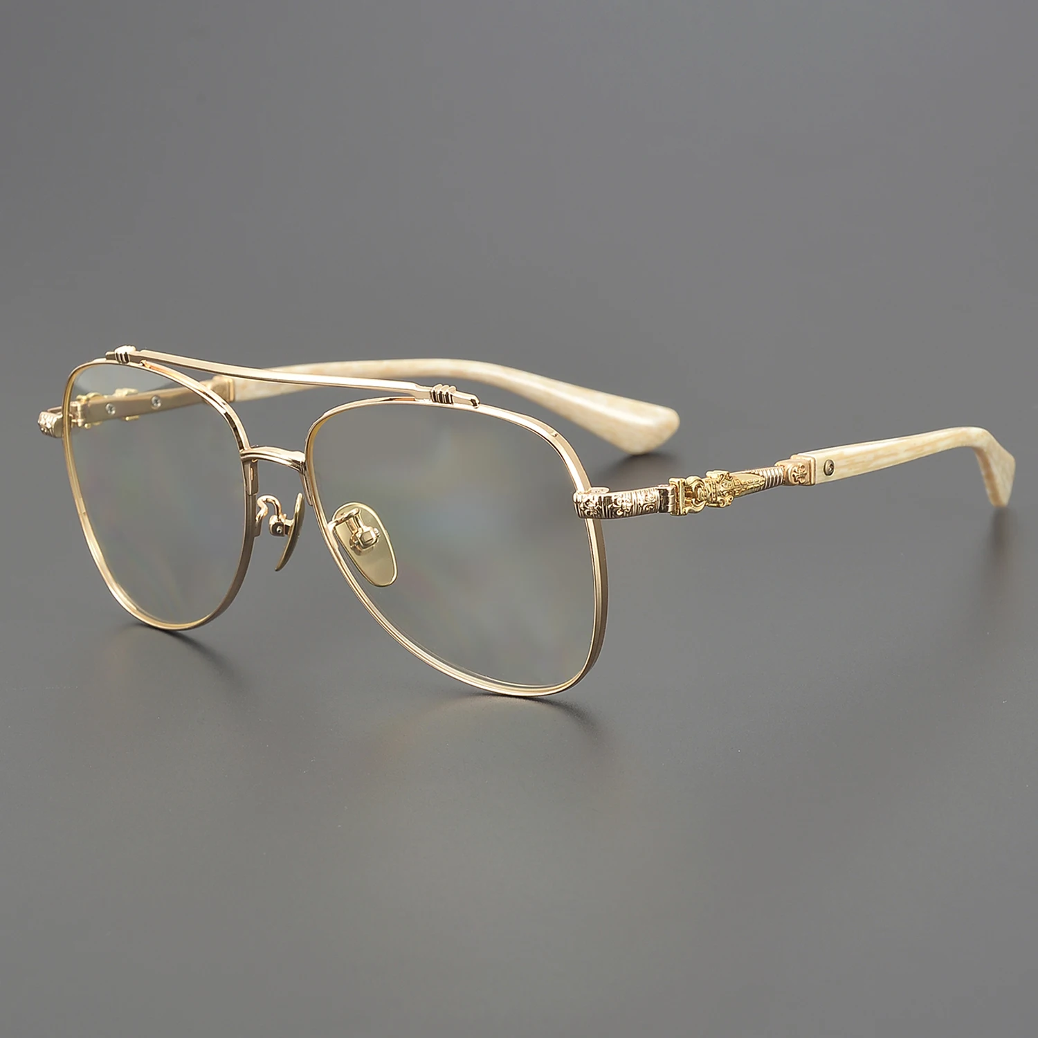 2024 New in Metal Eyeglass Frame Leading Fashion and High Quality Men's and Women's Anti Blue Light Glasses Prescription Glasses