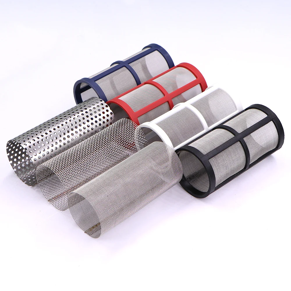 304 Stainless Steel 10-200 Mesh Filter Screen Strainer Fittings Garden Irrigation Aquarium Fish Tank Purification Impurities Net