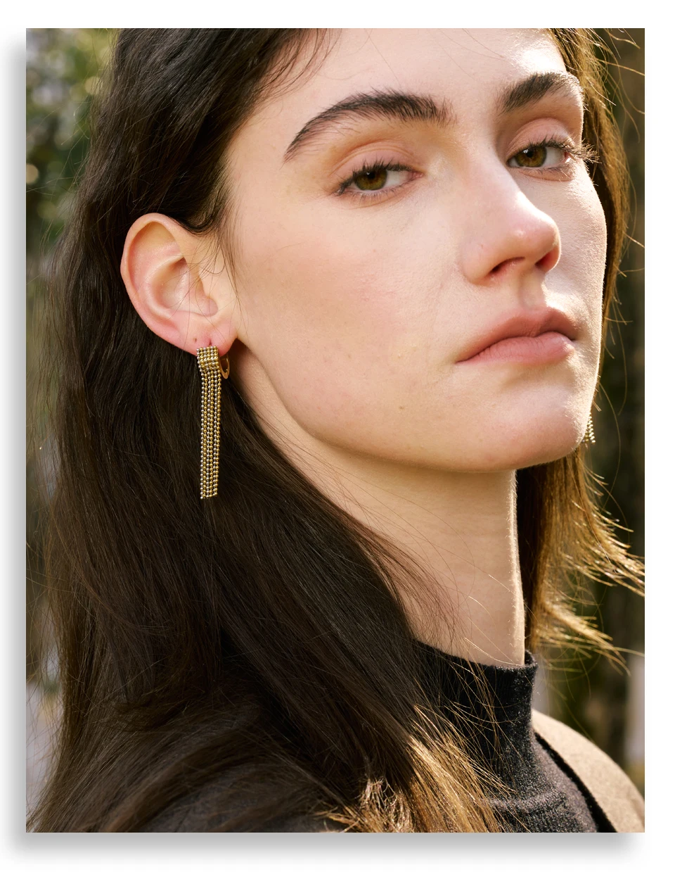 Yhpup Heißer Stil Edelstahl Quaste Lange Kette Tropfen Baumeln Ohrringe Mode Trendy Wasserdicht Täglichen Schmuck Geschenk – Detail 7