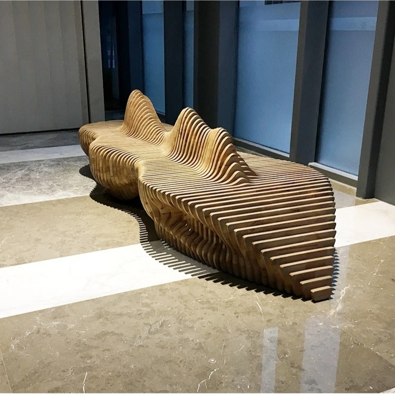 

Hotel sales hall public art creative slice waiting chair special-shaped shopping mall leisure chair