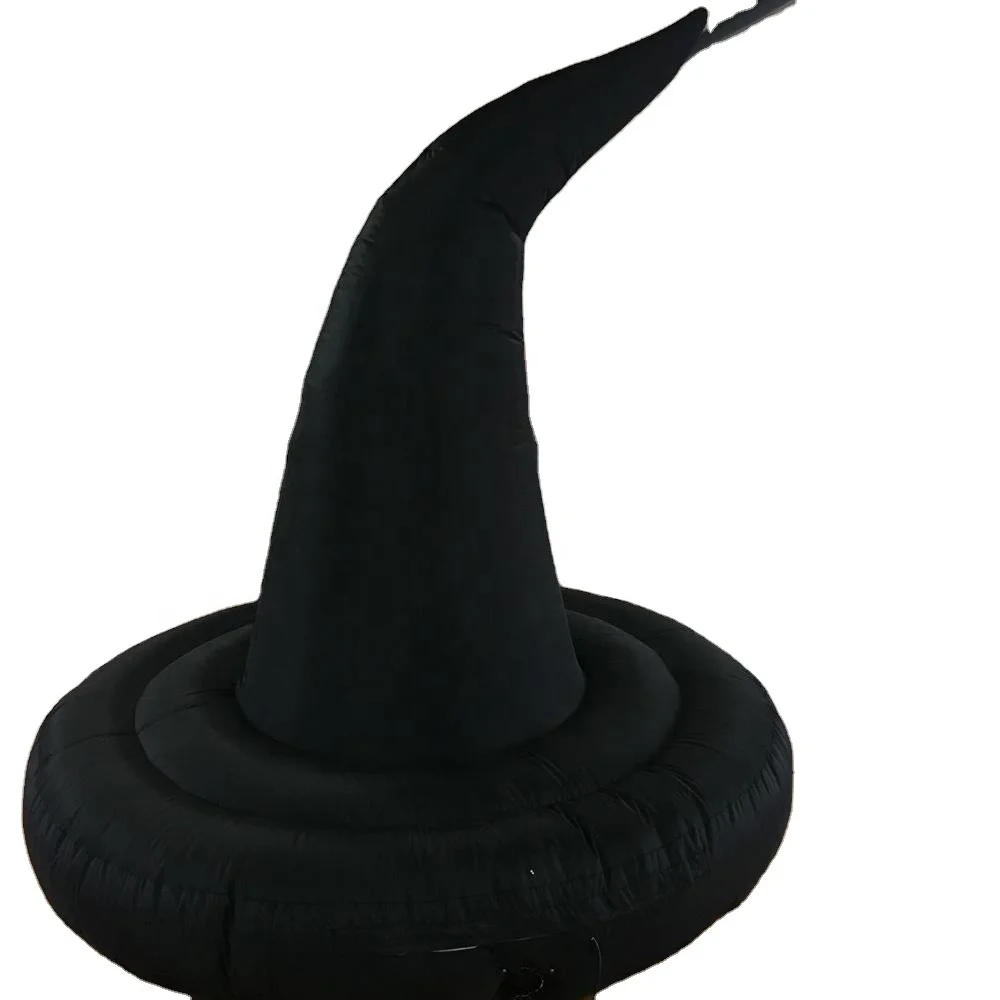 

Holiday Costume, Black Inflatable Halloween Hat, Cosplay Party Dress Up