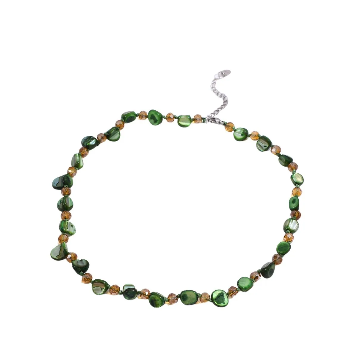 Modische Muschelperlen-Halskette für Damen, Sommer, Bohemian-Stil, personalisierbar, Strandurlaub, Schlüsselbeinkette, Party-Schmuck – Detail 5
