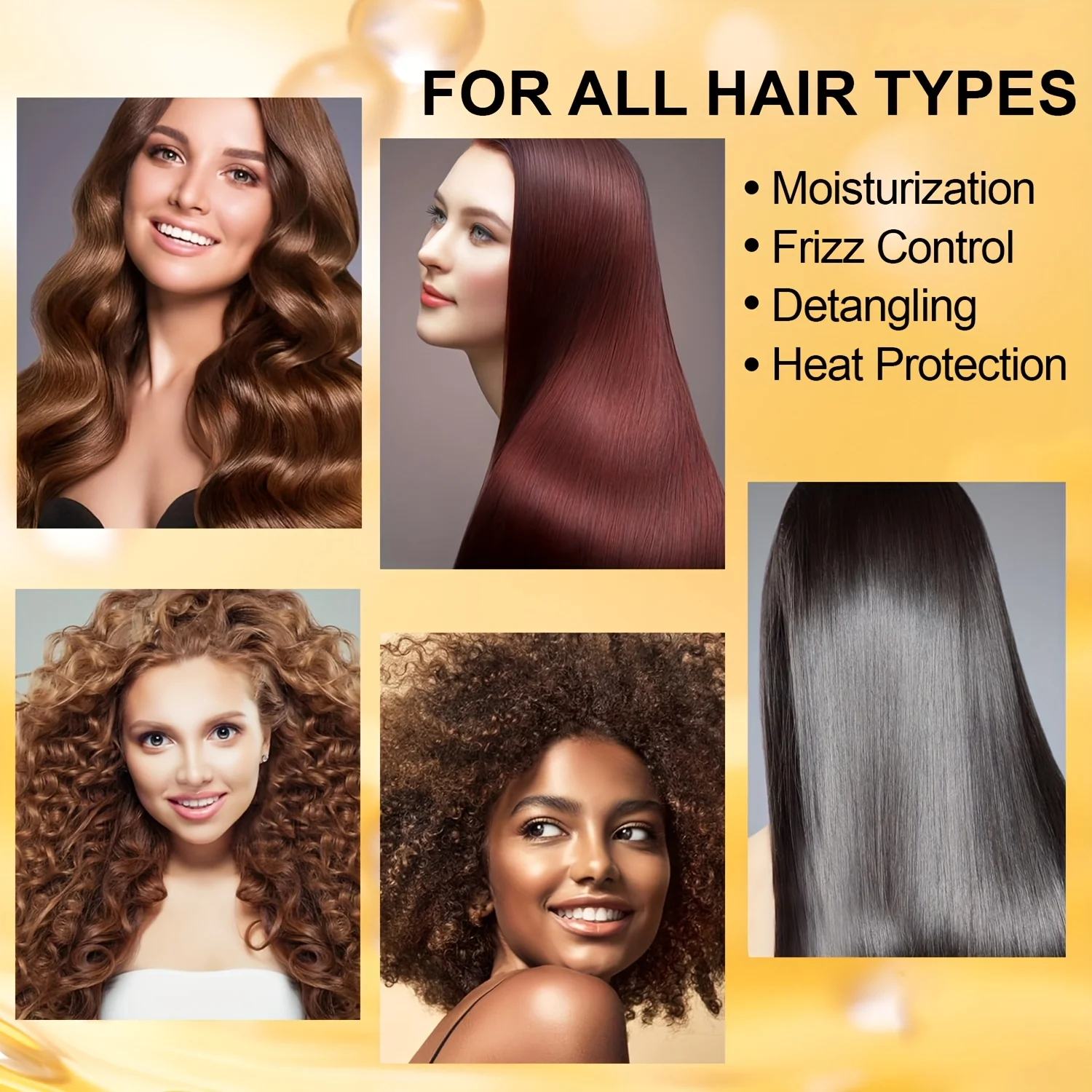 Keratin Hair Care Oil Spray - Deeply Moisturize and Soft Hair, Dry & Damaged Hair,Enhance Hair Shine and Frizz Control view 4
