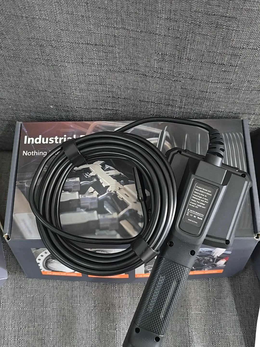 Suitable for industrial grade 5-meter long handheld wired WiFi endoscope LED fill light IP67 waterproof wire, soft and bendable