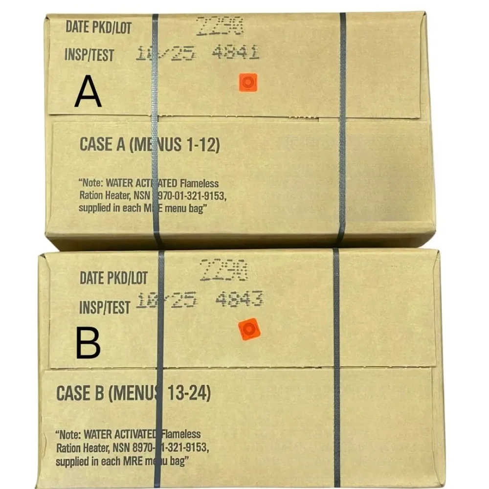 

, Posiłki USA MRE, товары для экстренной помощи, продукты питания для экстренной помощи, продукты для выживания (вариумная упаковка из 24 шт.)