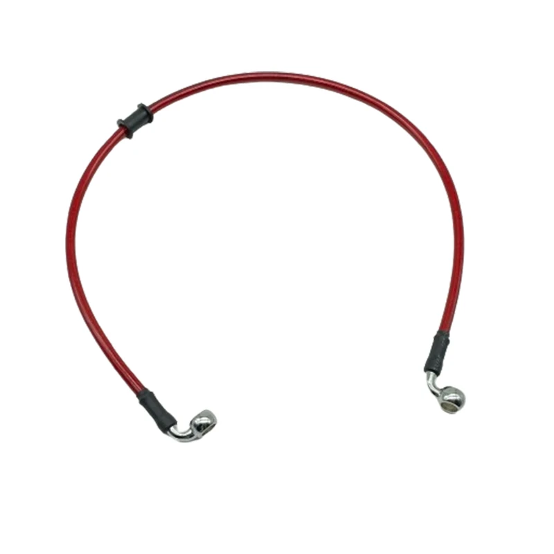 30cm-220cm 90° Motorcycle Hydraulic Brake Hose Line Cable 10mm Banjo For Suzuki Kawasaki Yamaha Honda Pipe Line Braided Oil Hose