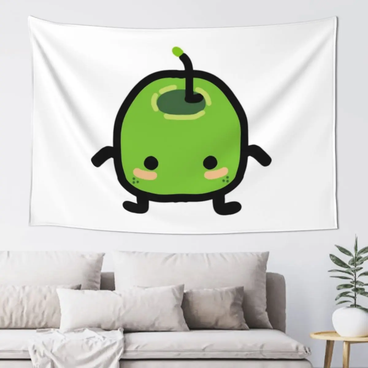 Green Junimo Stardew Valley Tapestry Aesthetic Room Decorations Room Decor Room Design Wall Art Tapestry