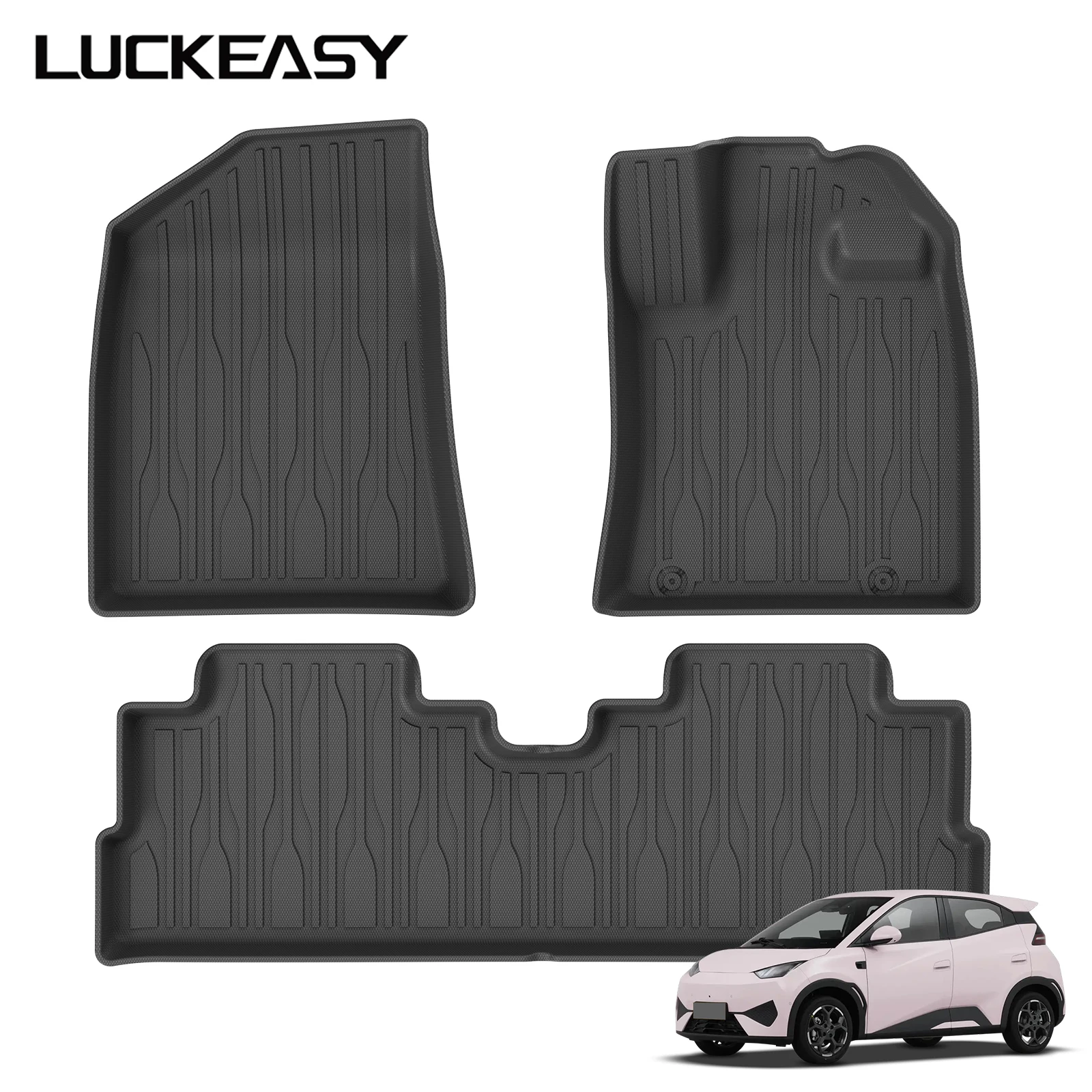 LUCKEASY for BYD Atto 1/Atto1 2026 (Australia Version) Car Floor Mats Protective Mat Accessories Trunk Mat Only Fit Right Rudder