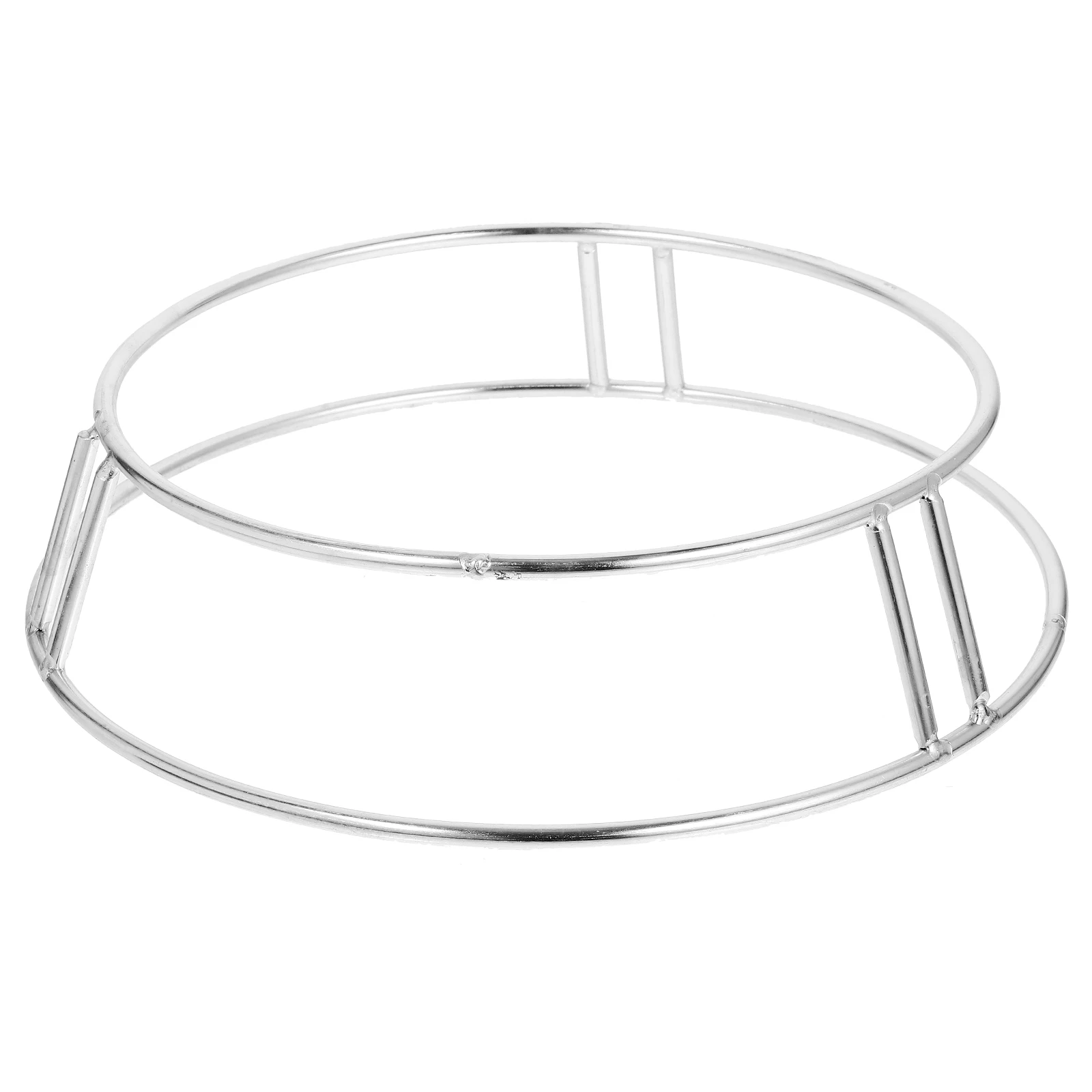 

Stainless Steel Pot Rack Reusable Wok Holder Compact Design Heat Insulation Outdoor Pan Rack Countertop Storage Kitchen Gadgets