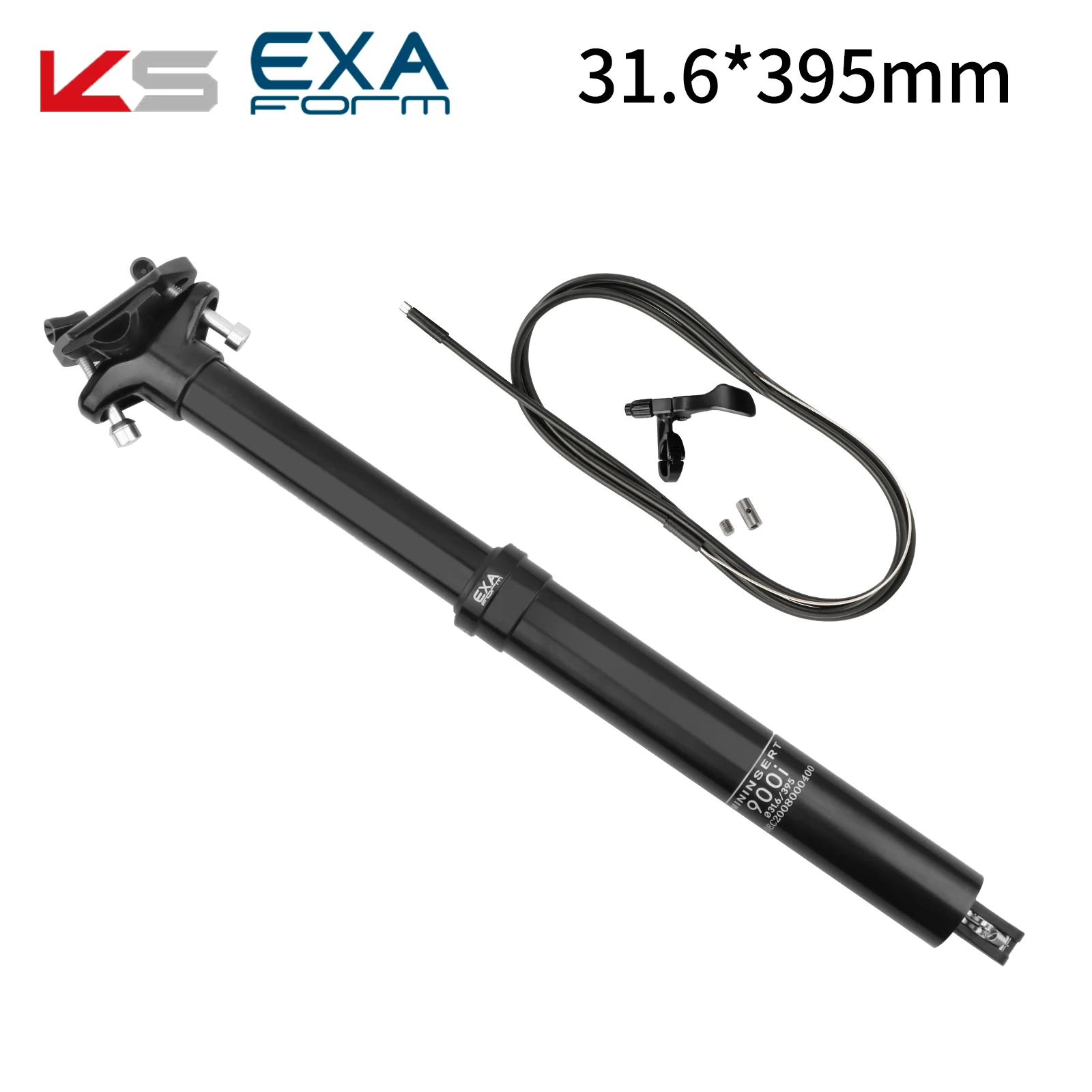 EXAFORM-Assento Dropper, cabo de encaminhamento interno, controlo remoto do fio, tubo do assento de elevação, espigão MTB, 30.9, 31.6x395mm, 900i