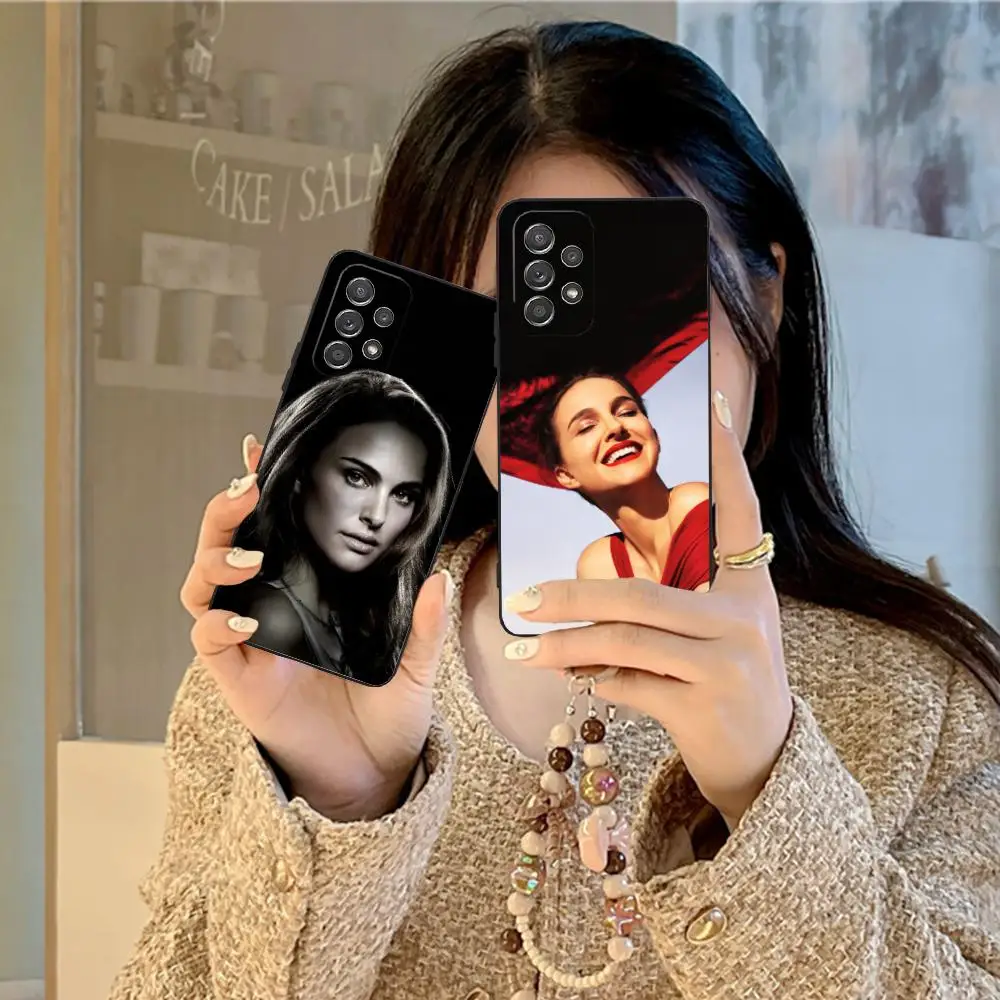 Чехол для телефона Natalie Portman Samsung Galaxy M55 54 42 35 34 33 32 23 22 15 14 13 12 F55 5G мягкий противоударный чехол из ТПУ