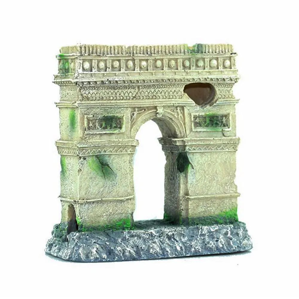 

Aquarium Resin Castle Fish Tank Landscape Decorations Castle Tower Ornaments Hiding Cave Fish Tank Aquarium Accessories