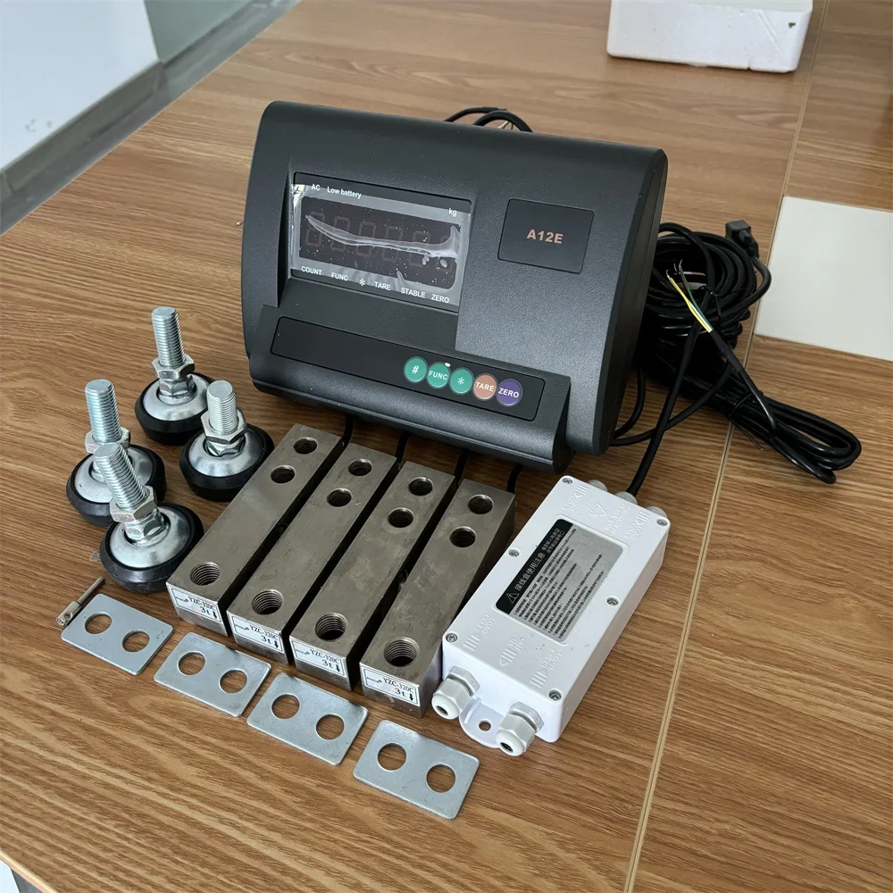 1T/2T/3T/5T electronic small floor scale accessories LCD displays and load cell kit yaohua weighing indicator set  12E