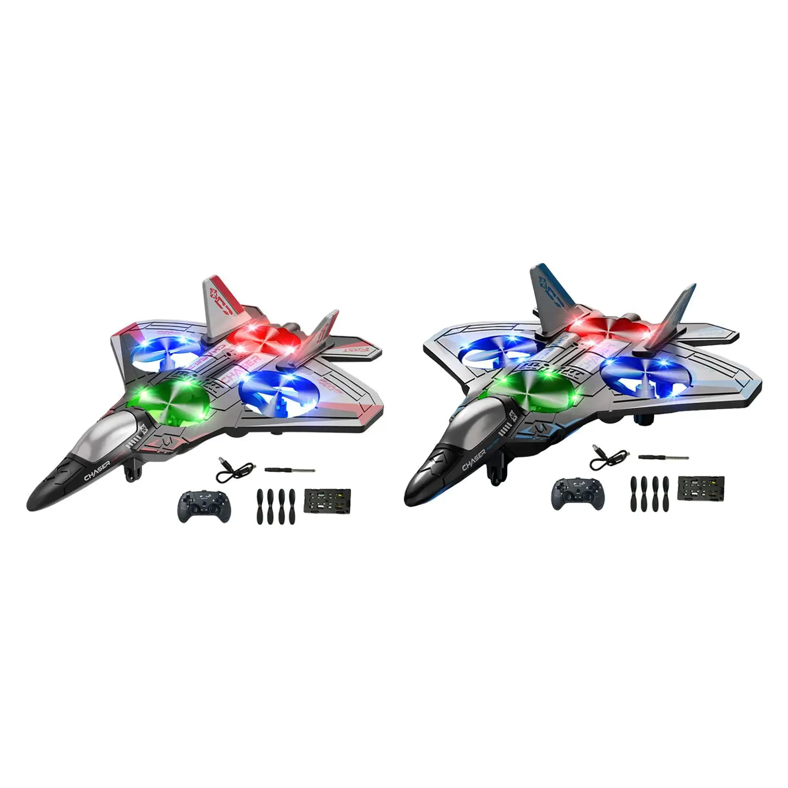 รีโมทคอนโทรลเครื่องบินรุ่นทนต่อการตกปรับความเร็วได้ 360 °   กลิ้งผาดโผน