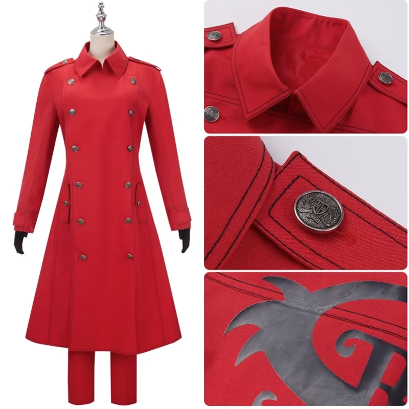 أزياء تايجو شيبا التأثيرية لشخصية أنيمي طوكيو ريفنجرز: قوس المواجهة لعيد الميلاد عبر باروكة كرونشرول زي موحد بلون أحمر ملصق للوشم