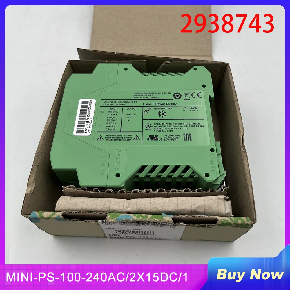 For Phoenix Power Supply MINI-PS-100-240AC/2X15DC/1 2938743
