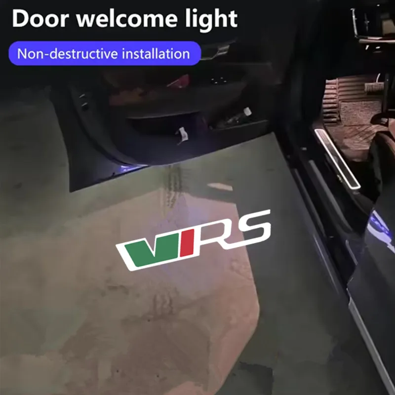 

2pcs For Skoda VRS Octavia A5 MKII Hatchback Estate 2005-2008 2009 2020 2011 2012 Car LED Door Welcome Lights Projector Lamps