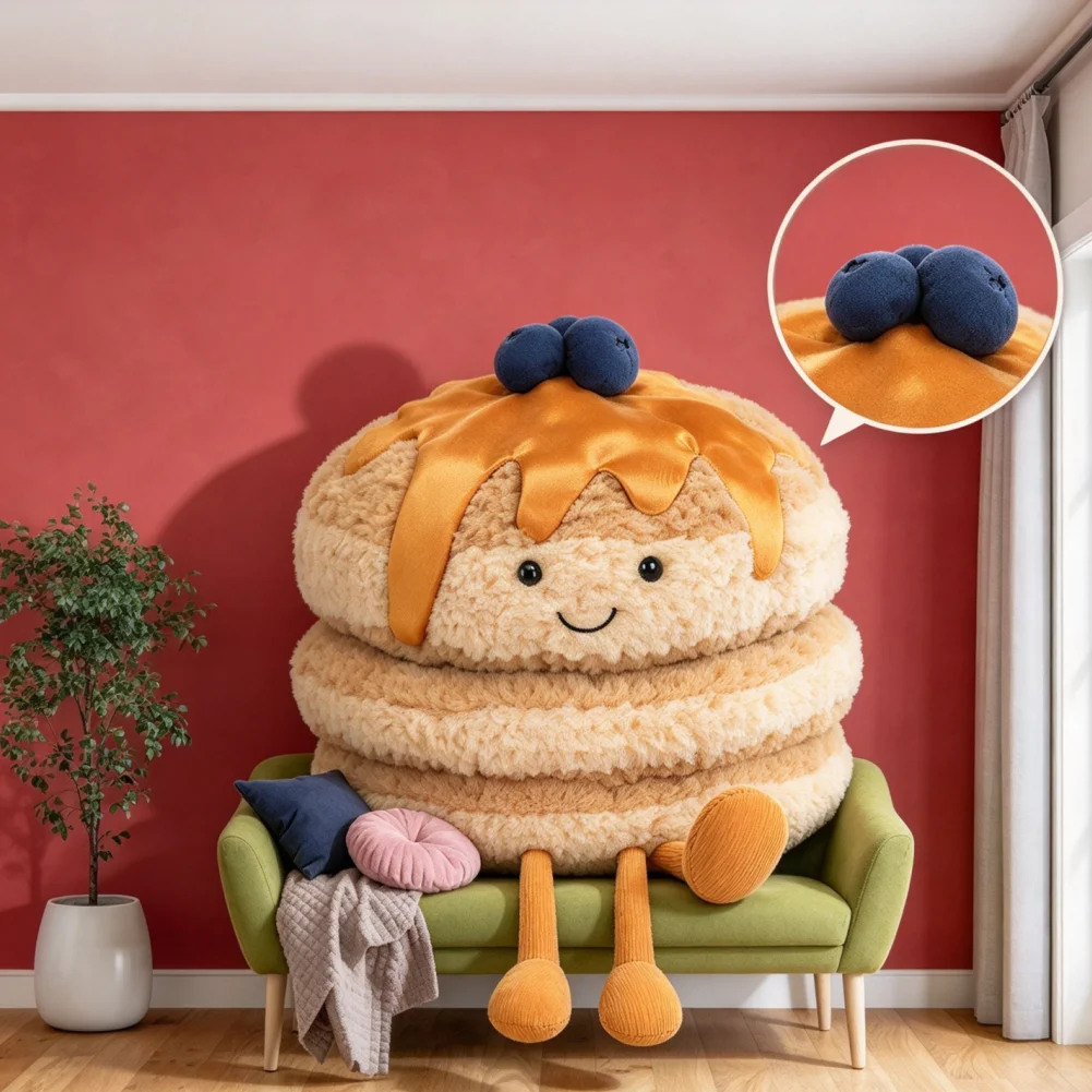 Cute Funny Soft Throw Pillow Plush Cushion for Bed Sofa Office Chair Non Slip Bottom Machine Washable Home Decor Gift Cushion fo