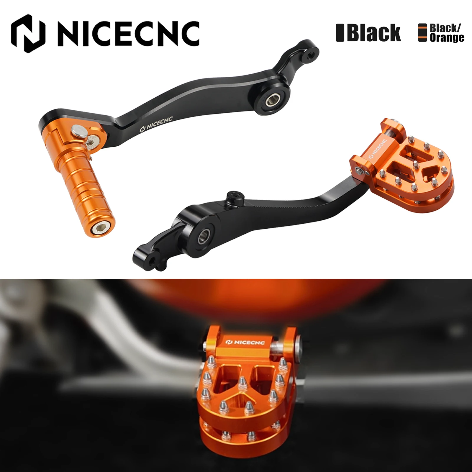 

For 2021-2025 KTM 790 890 Adventure R/S/Rally Adjustable Gear Shift Lever Rear Brake Pedal Lever For Husqvarna 901 Norden 22-25