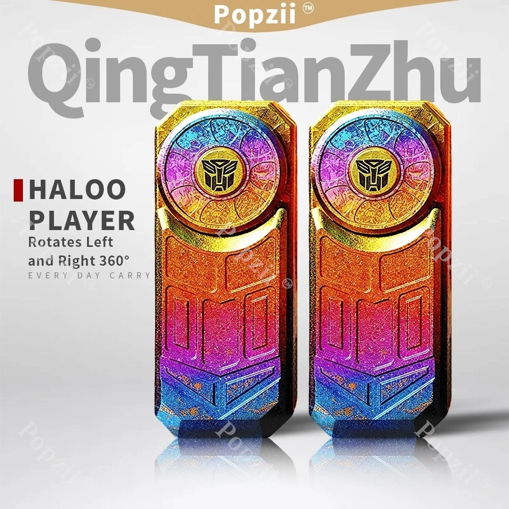 

HALOOPLAYER EDC Magnet Fidget Slider Rotates Left and Right 360° Fidgeting toy Multiple Ways to Play Adults Stress Relief Toys