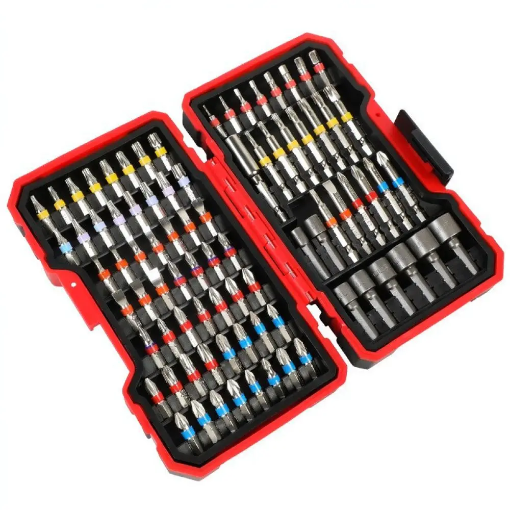 Universal Power Tool Accessory Kit Screwdriver Bit Assortment For Home Hardware Repair Electric Drill Maintenance Projects view 3