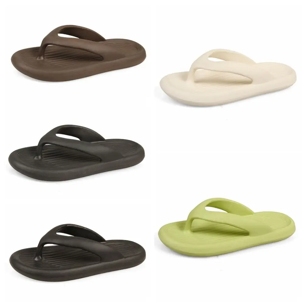 Lässige Anti-Rutsch-Strandsandalen für Herren, leicht, solide Oberbekleidung, Schuhe mit Clip-Zehe, Strandmode, Hausschuhe mit weichen Sohlen, Damen-Badezimmer