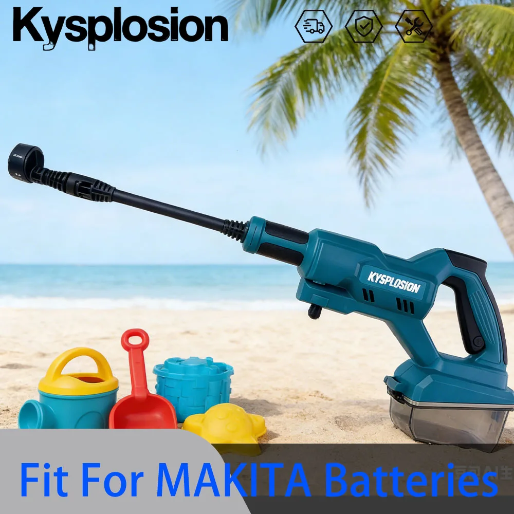 

Подходит для беспроводных портативных моек высокого давления Makita 18V, аппарат для мойки под высоким давлением, компрессорный распылитель