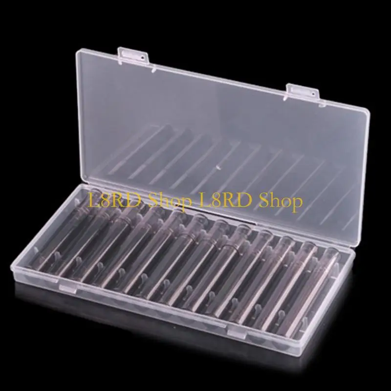 L8RD Nails Art Storage Box Jewelry Box Nails Rhinestones Storage Container for Beads