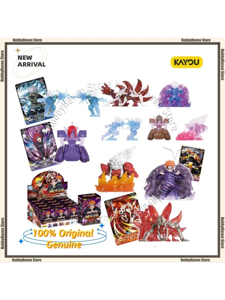 Auf Lager: KAYOU Naruto Burning Will Serie Mini-Gummifigur Teil 2 – Original Anime-Sammlerstück & Geschenk