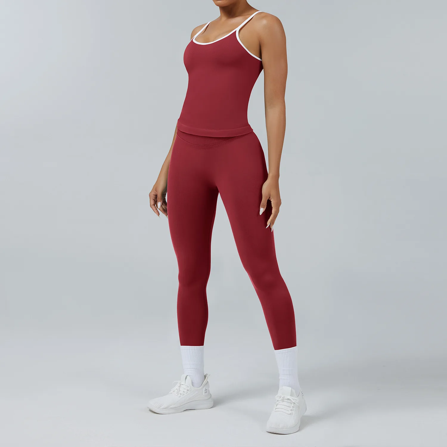 

Бесшовный фитнес-набор для подтяжки бедер, женский бюстгальтер, леггинсы, комплект для йоги, быстросохнущий комплект для упражнений, утюг, массаж, высокие толстые узкие брюки