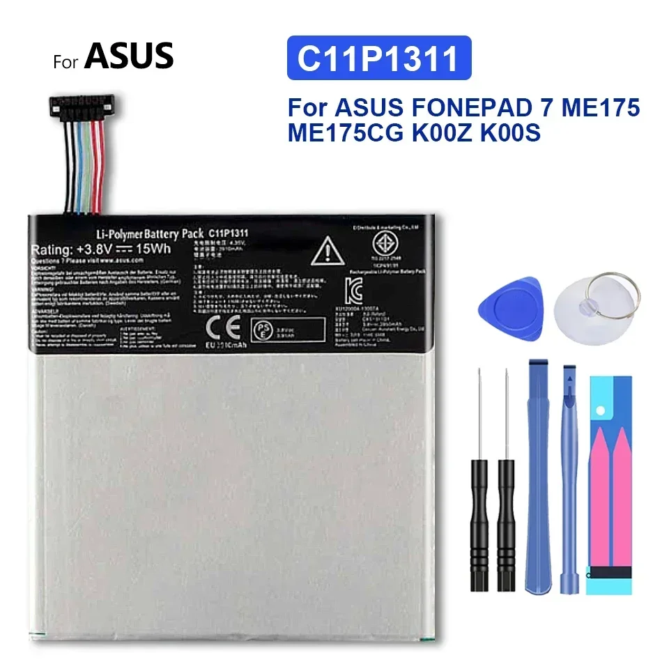 Аккумулятор C11P1311 для ASUS FONEPAD 7 ME175 ME175CG K00Z K00S 3910 мАч + бесплатный инструмент