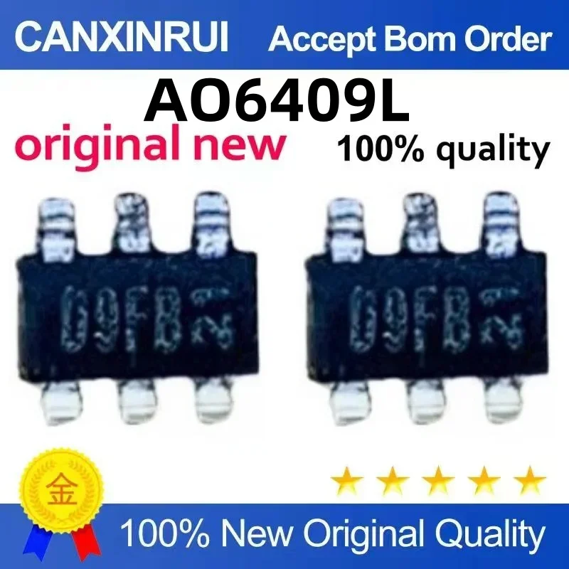 

(5-100 pieces) Brand new original AO6409L AO6409 printing silk D9RA SOT23-6 spot chip IC