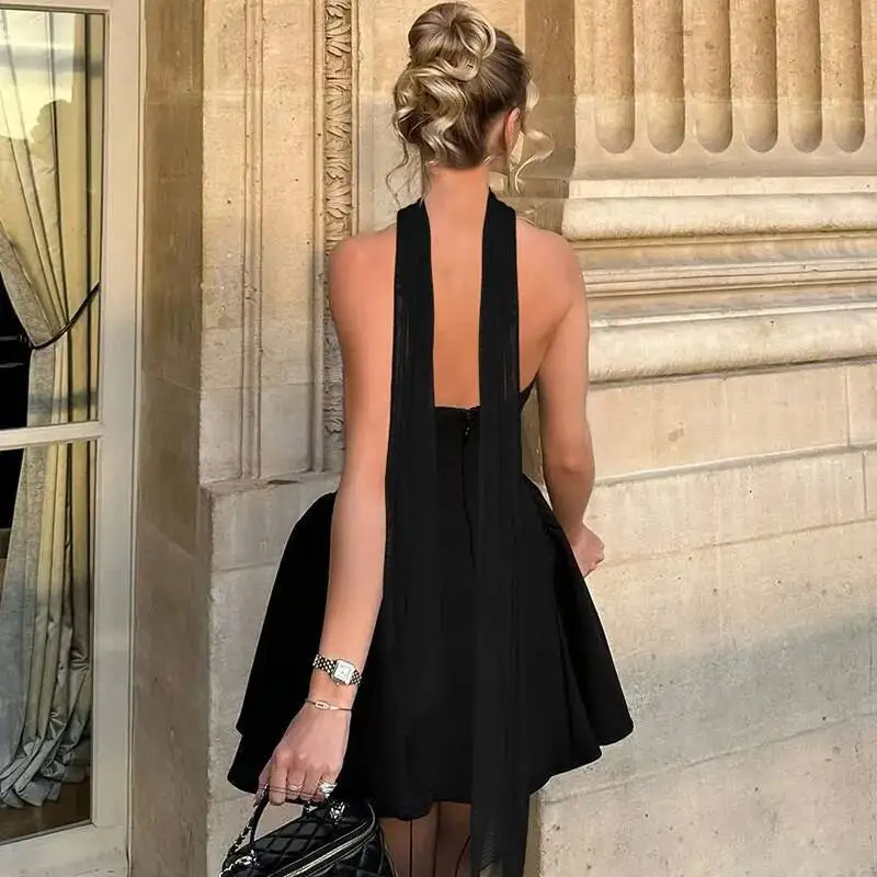Avrilyaan Off Shoulder Backless Sexy A-Line Women 2025 Elegant Party Strapless Bodycon Mini Summer Dress Vestidos #4
