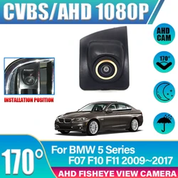 Car Front View Parking LOGO Camera Night Vision Positive Waterproof For BMW 5 Series F07 F10 F11 2009~2013 2014 2015 2016 2017