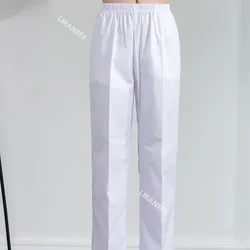 Nurse Pants Women's All-season White Loose Medical Work Pants Powder Blue Doctor Men's Size Elastic Breathable Pants