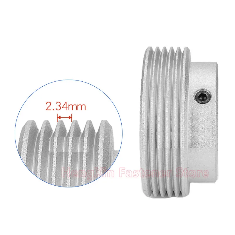 1pcs Dia 20-37.5mm 5PJ Multi Wedge Wheel PJ Belt Pulley 5 Slots Motor Shaft 6 Peak Groove Synchronous Timing Pulley Bore 5-22mm