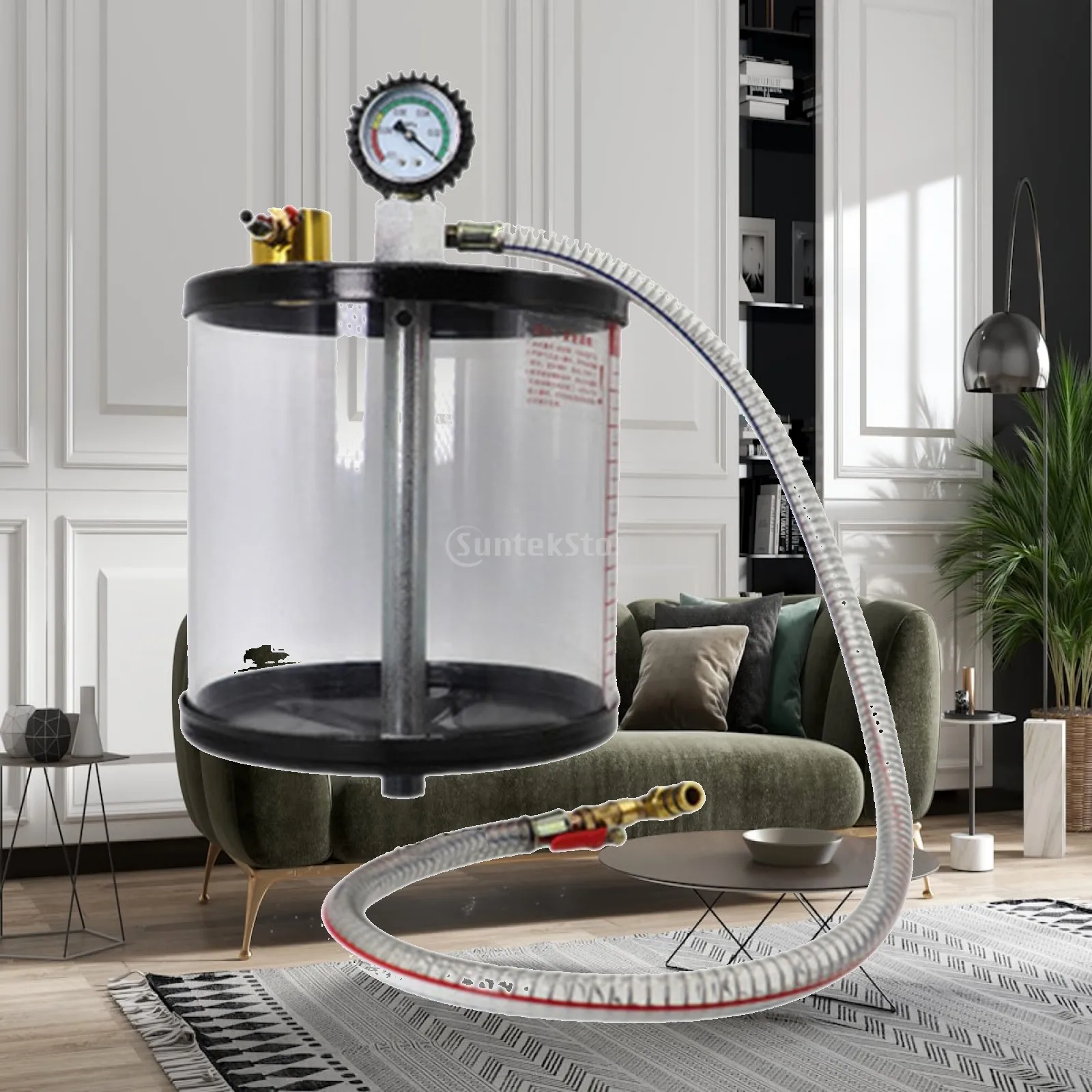 Automotive Pneumatic Oil Pump Measuring Cup Efficient Extraction Tool High Temperature Resistant for Car Repair