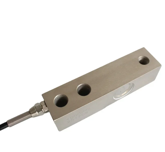Sensor de pesagem do sensor da pilha de carga do feixe de cisalhamento com cabo blindado 2000KG