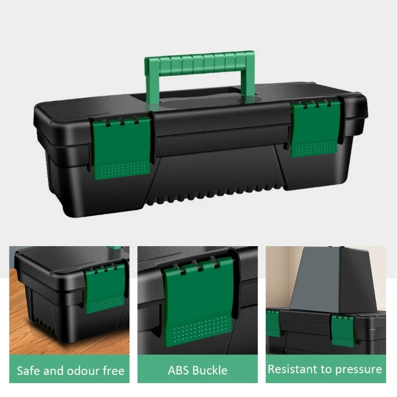 10inch Hardware Toolbox Home Multifunctional Large Capacity Thickened Maintenance Tool Storage Carrying Case Maintenance