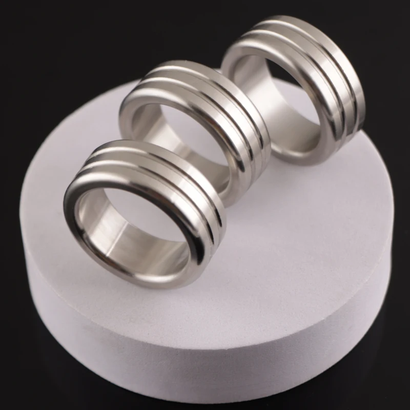 Heavy Penis Head Ring Glans Ring Metal Penis Sleeve For Male Extender Penis Sex Toy For Man Intimate Goods Cock Ring 26/28/30mm