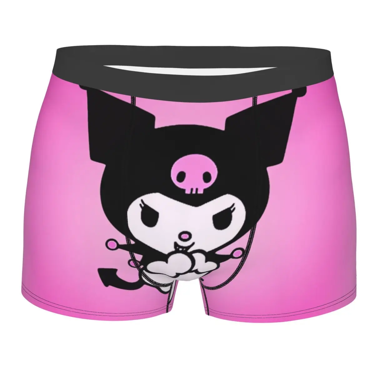 مخصص Kuromi موضة فيلم الملابس الداخلية الرجال تنفس لطيف طباعة Kawaii سراويل داخلية للرجال السراويل سراويل لينة السروال للذكور