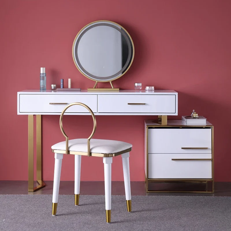 Luxury White Vanity Desk Dressing Table for bedroom furniture