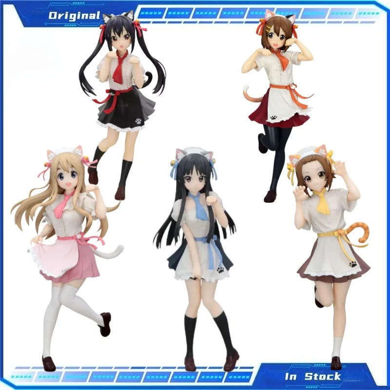 

In Stock Original FuRyu ‌K-On Character Hand Doll Yui Hirasawa Cat Ear Shape Hand Figure Model Collectible Desktop Decoration