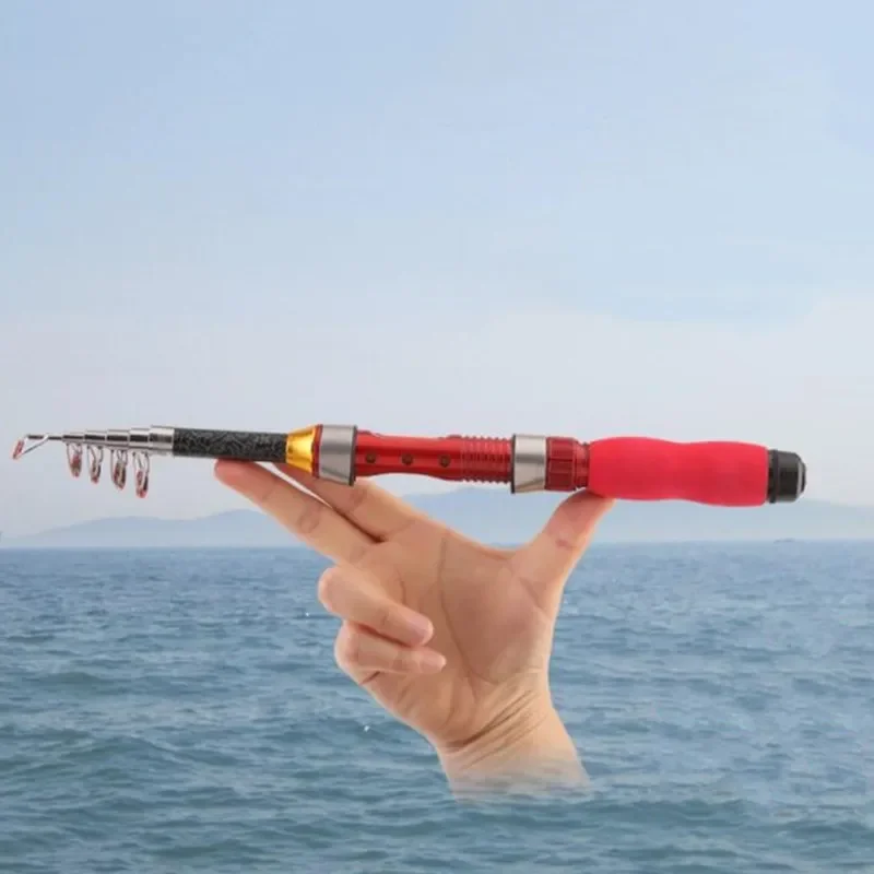 Caña telescópica de viaje para roca y carpa con mosca giratoria - imagen 2