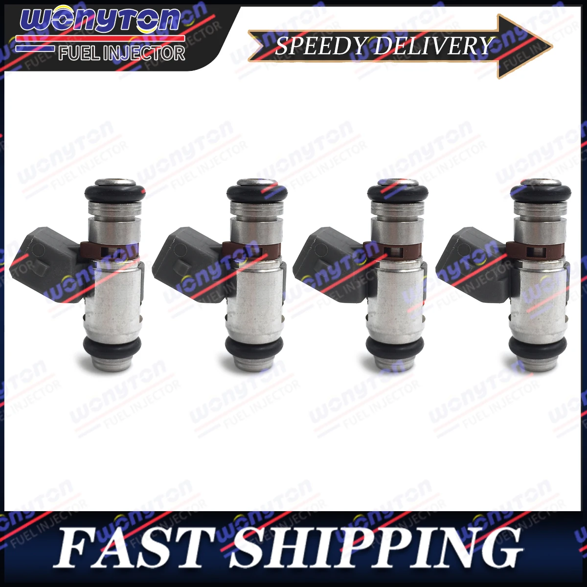 

4x Fit Harley-Davidson Twin-Cam IWP-043HD 32lb Flow Matched Fuel Injectors