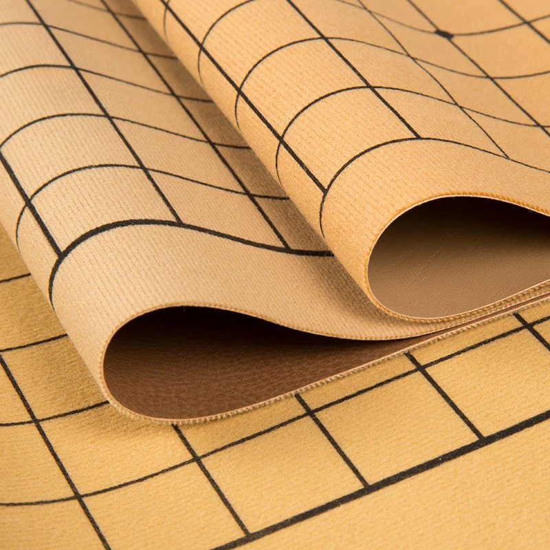 1 Buah 45CM * 51CM Dua Sisi Penggunaan Ganda Praktek Gomoku PU Go Board Kain Beludru Lembut Tahan Air Tahan Aus Dapat Dilipat Pemula