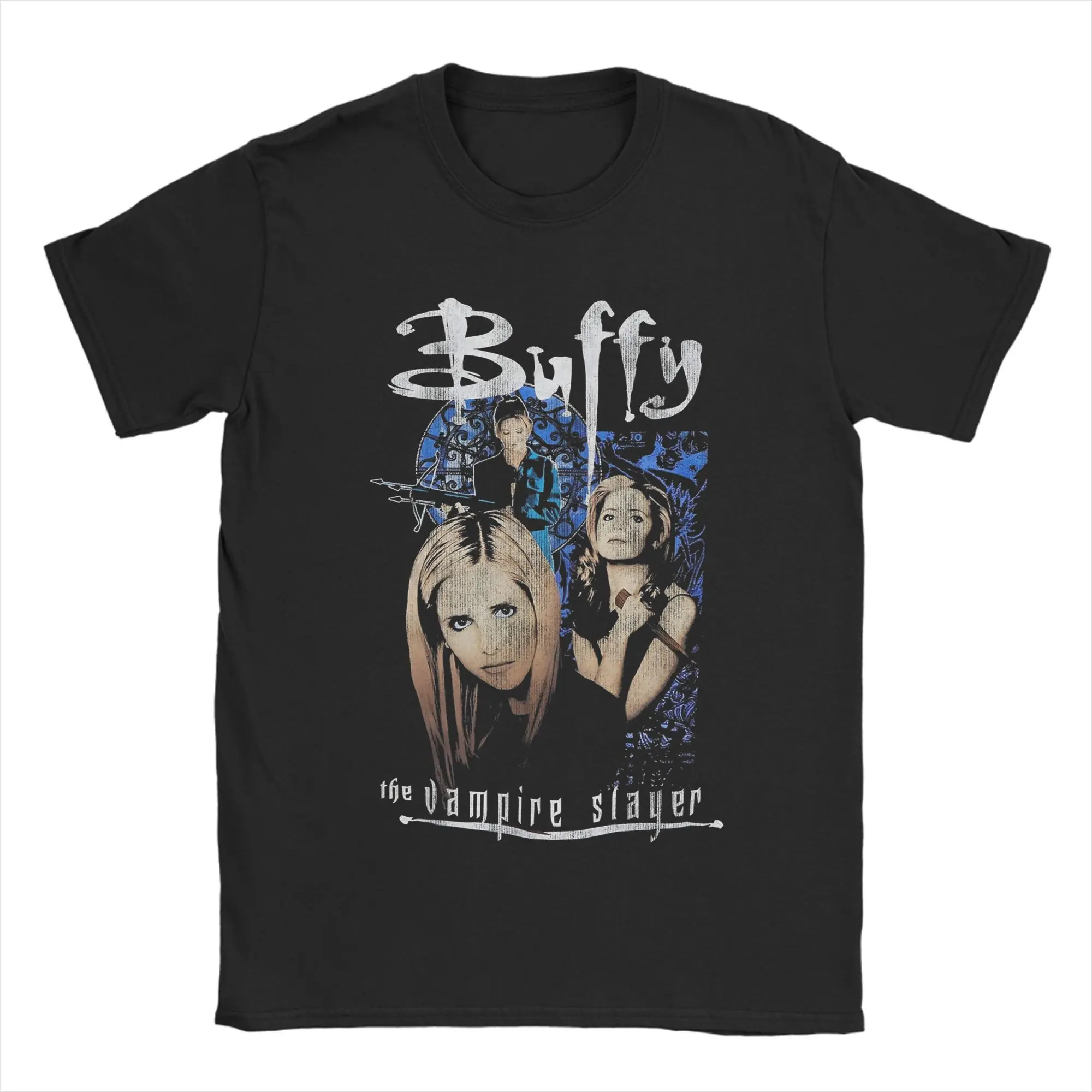 

Buffy the Vampires Slayers Printed T Shirt Men Women Horror Movie Pure Cotton Tee Shirt Clothing