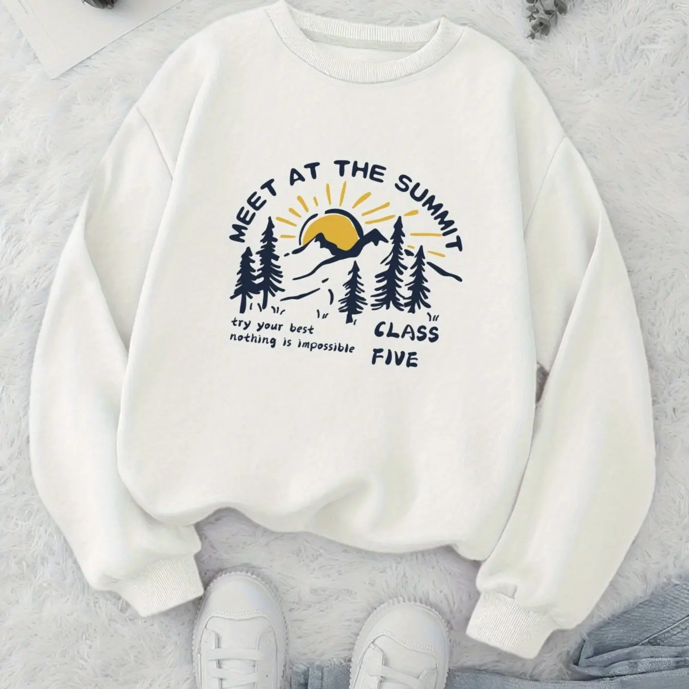 

Graphic Printing Autumn and Winter Pure Cotton Men's and Women's Sweatshirts Outdoor Sports and Leisure Fashion Trend