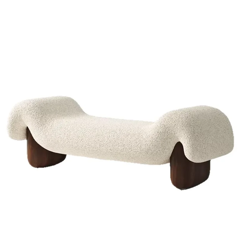Bench stool, bedroom bedside stool, soft bag shoe changing leisure stool