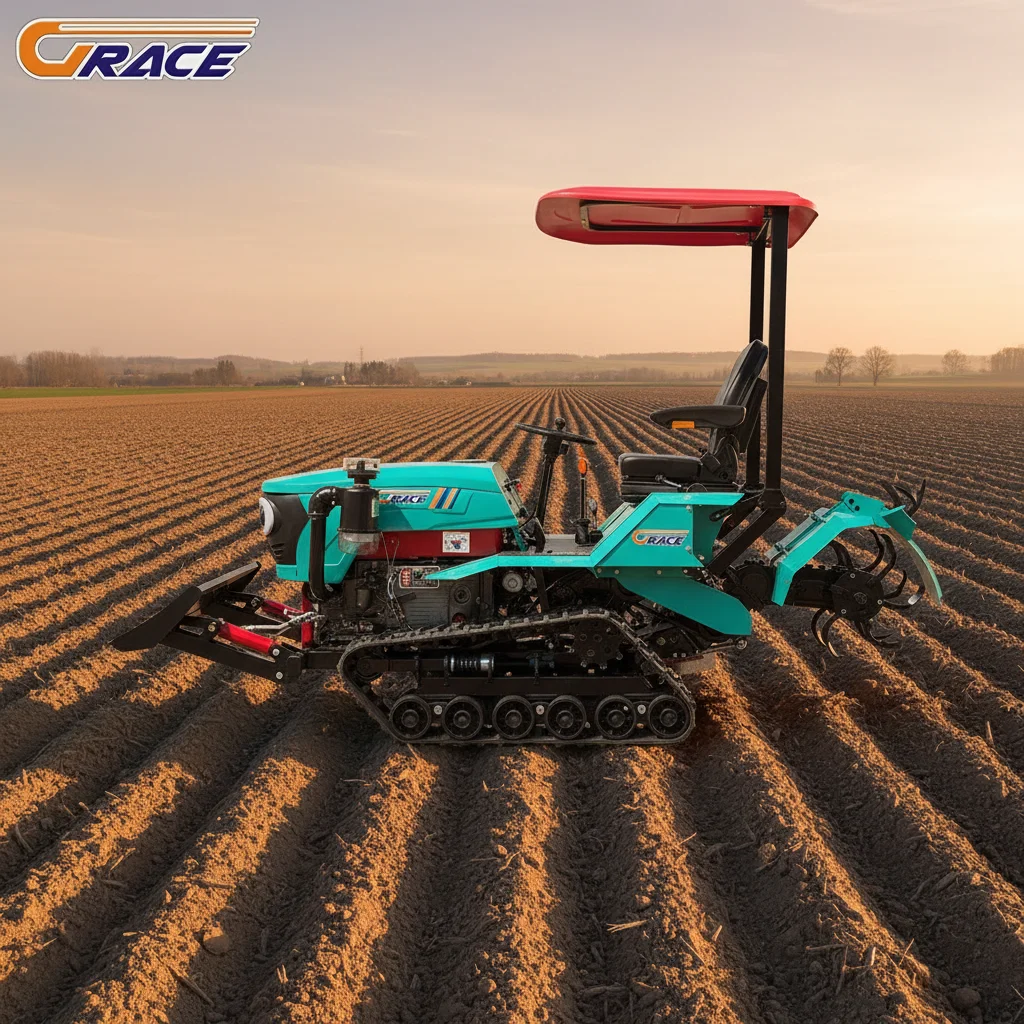 Customize Compact Crawler Tractor Multifunctional Farming Equipment For Smallholder Farm
